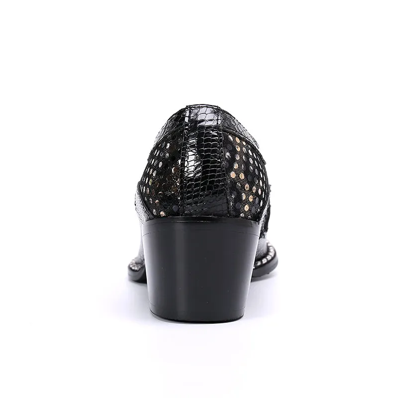 AOMISHOES™  Italian Snake High Heel Shoes #8118