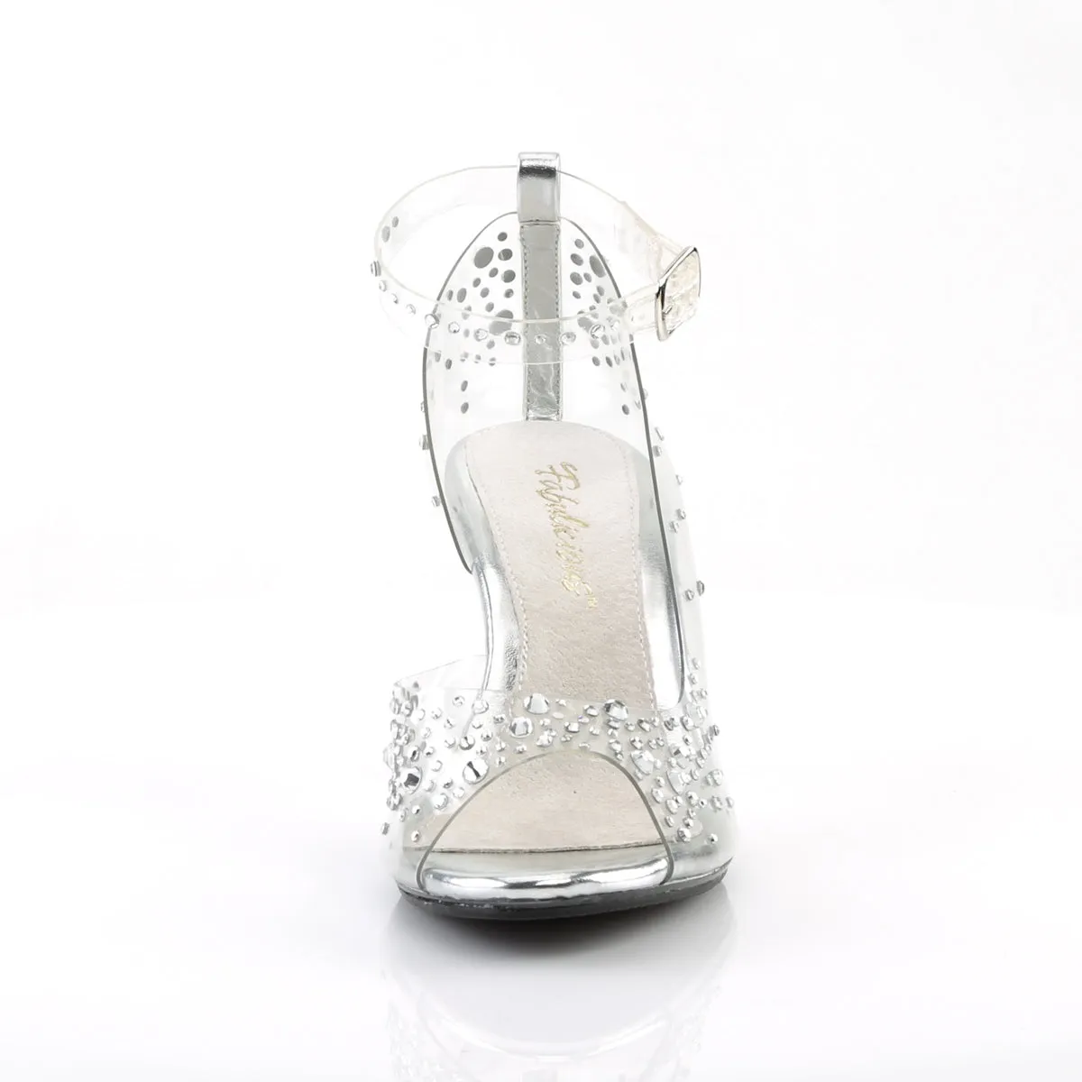 BELLE-330RS Fabulicious 3" Belle Clear Sexy Shoes (Posing Shoes)