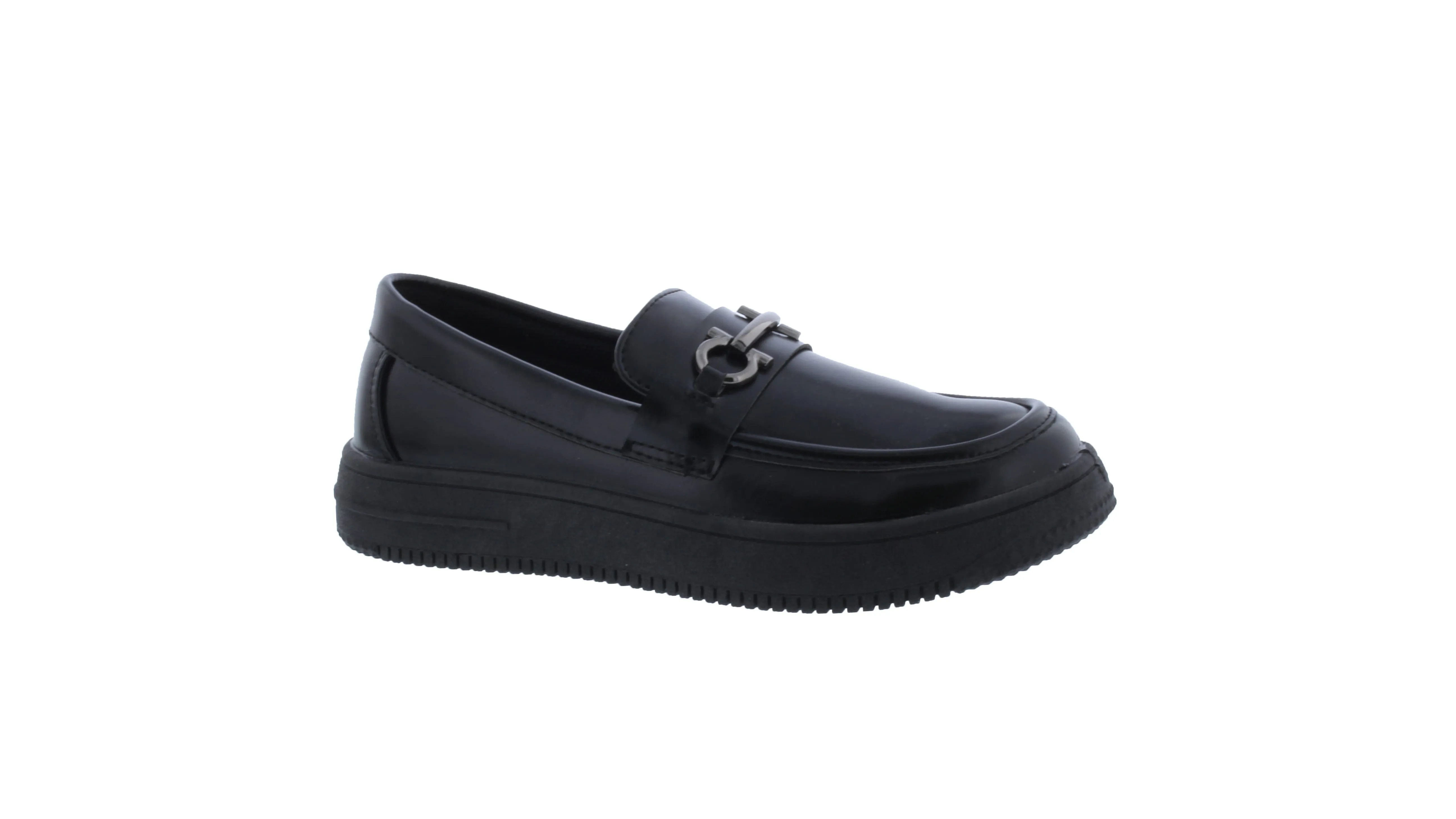 Boys Faux Leather Slip On Loafer