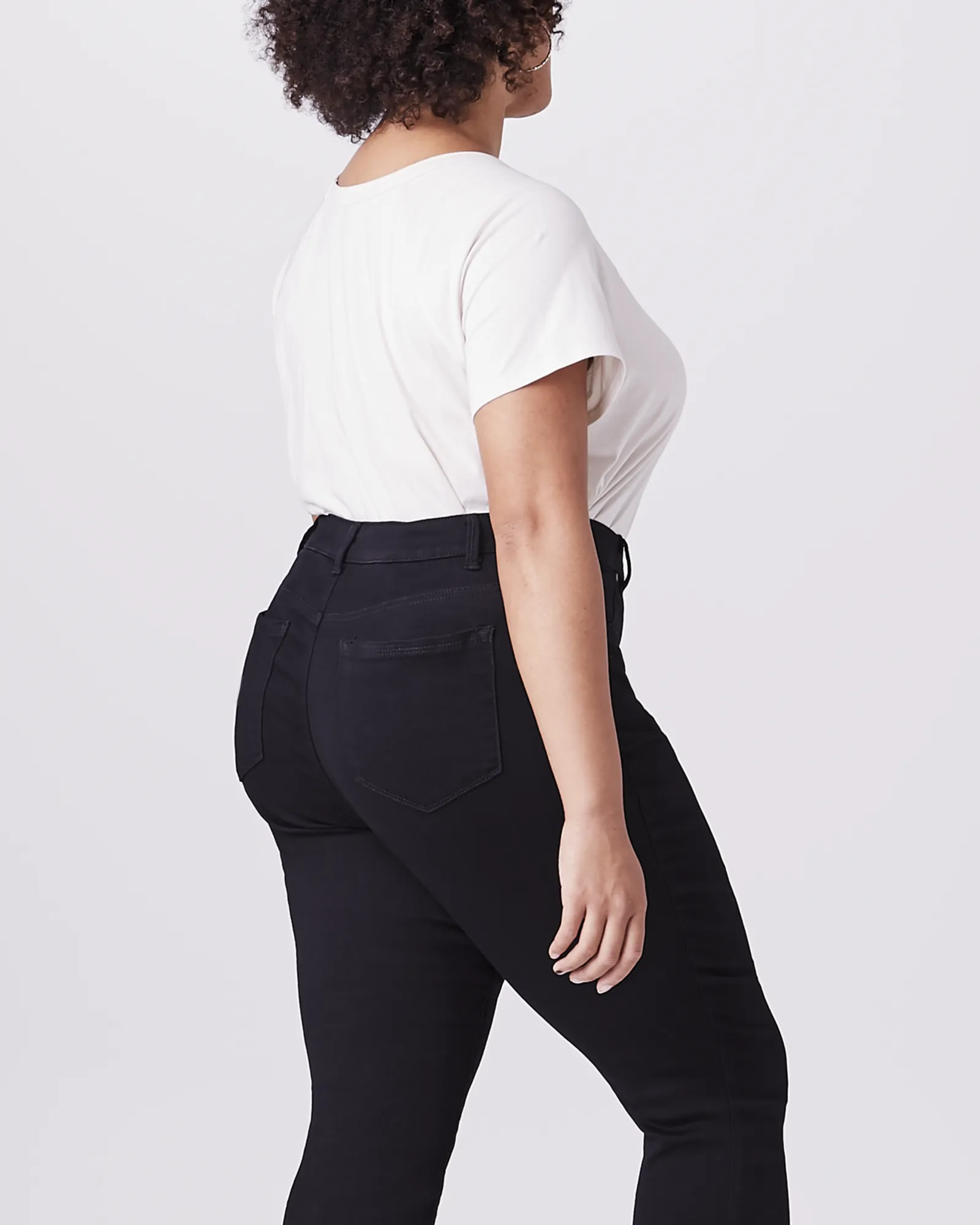 Bristol Medium Wash Skinny Jean | Black