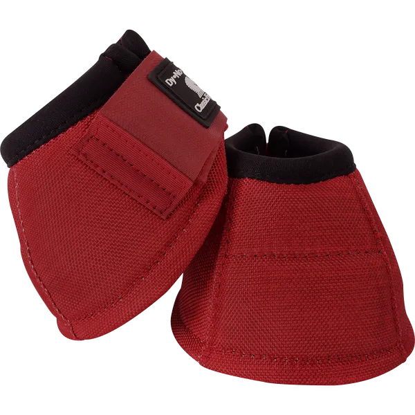 Classic Equine DyNo Turn Bell Boot-Crimson
