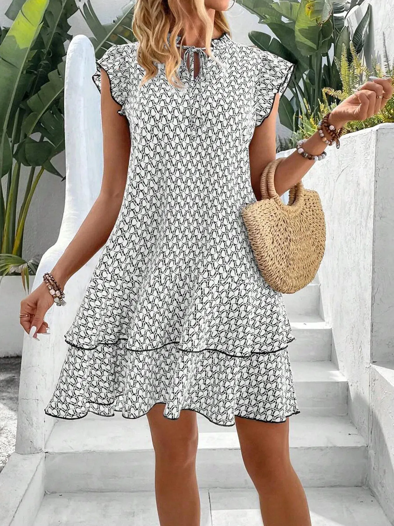 Delia | Timeless Printed Dress