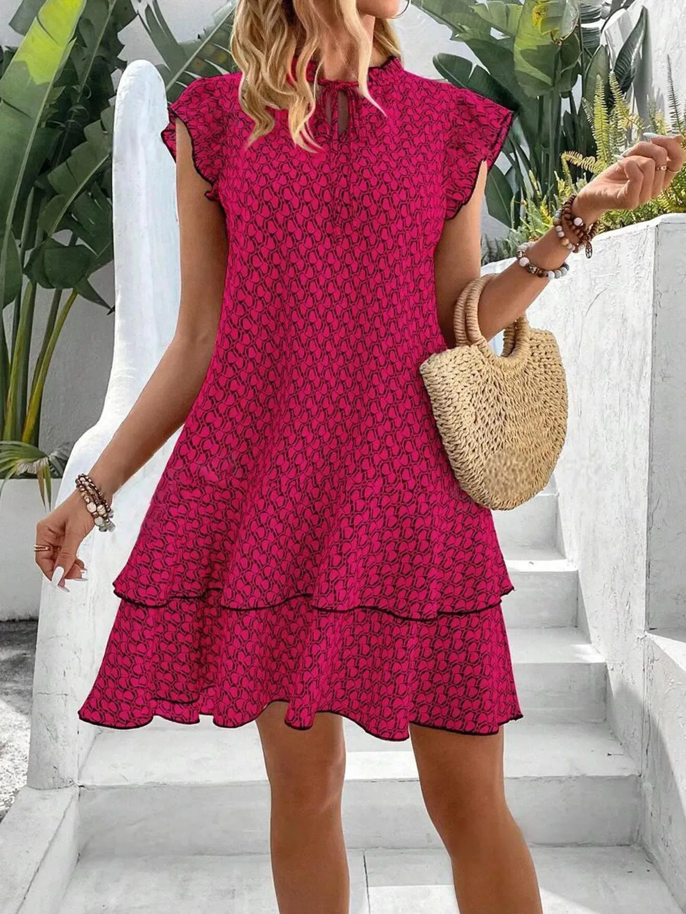 Delia | Timeless Printed Dress