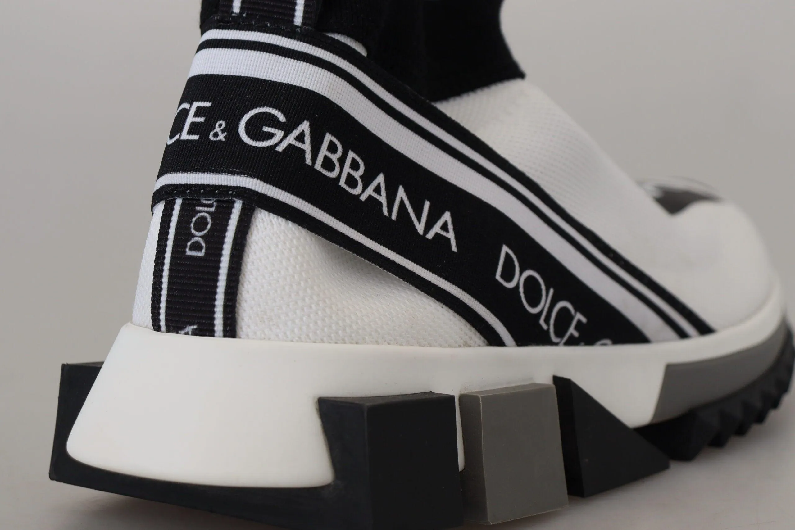 Dolce & Gabbana Hvid Sort Sorrento Sneakers