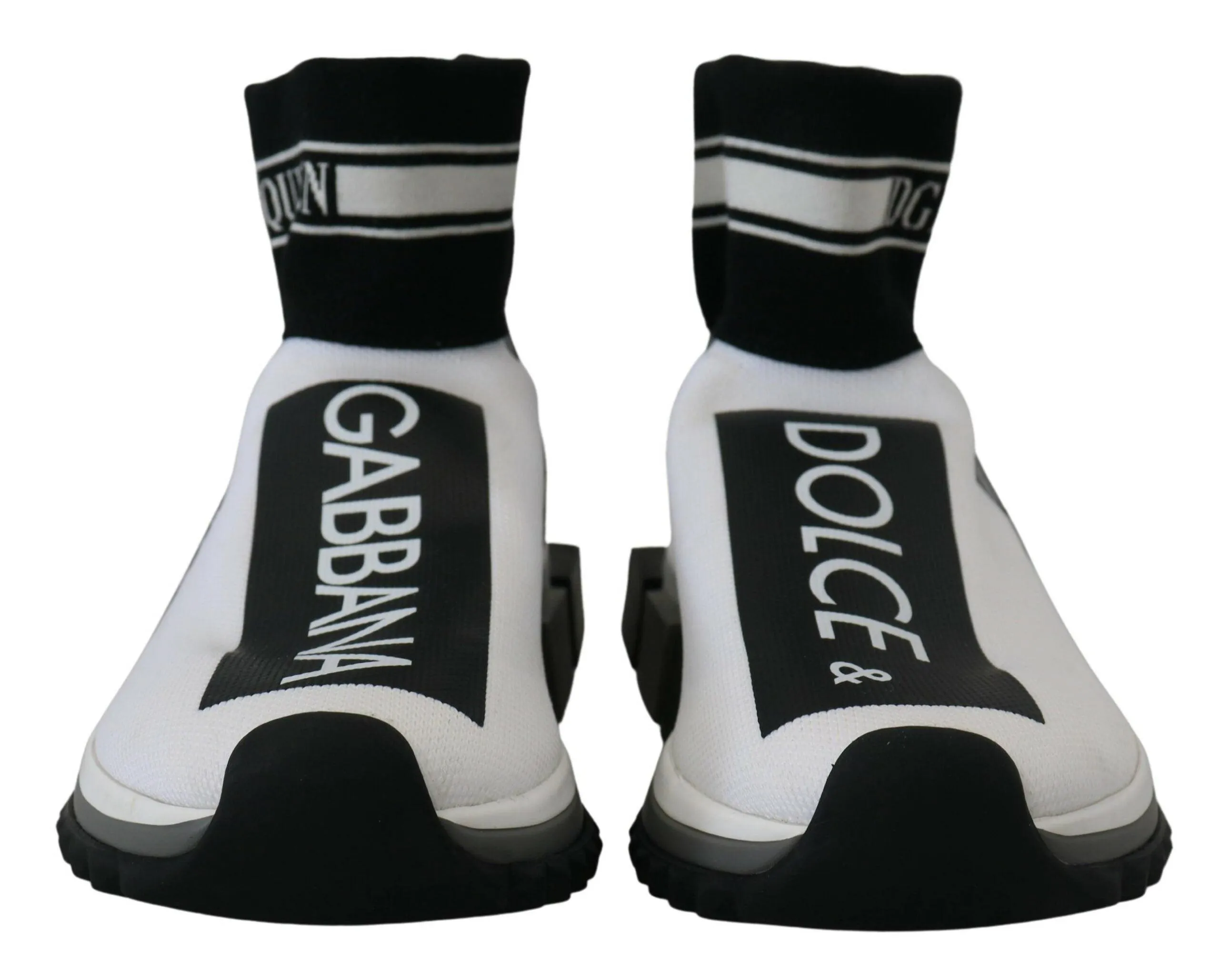 Dolce & Gabbana Hvid Sort Sorrento Sneakers