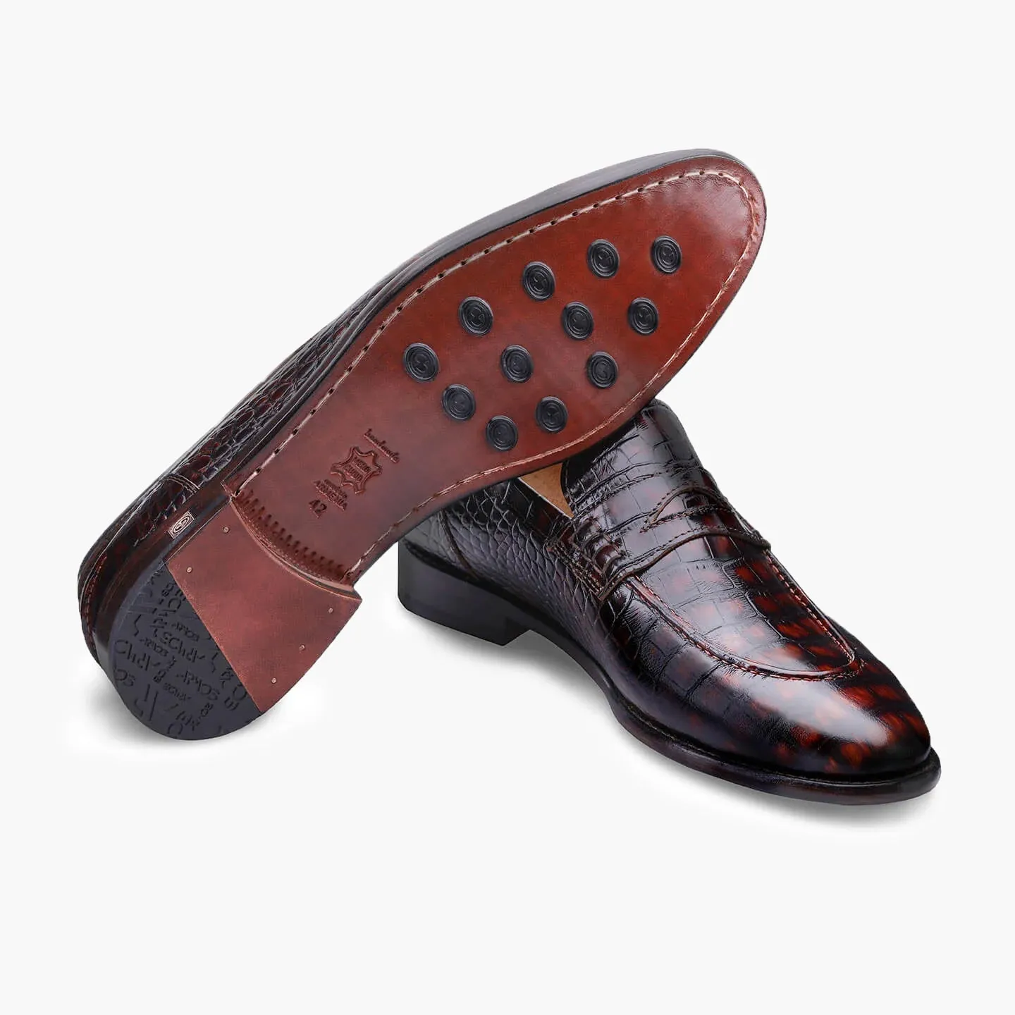 Elegant leather loafers