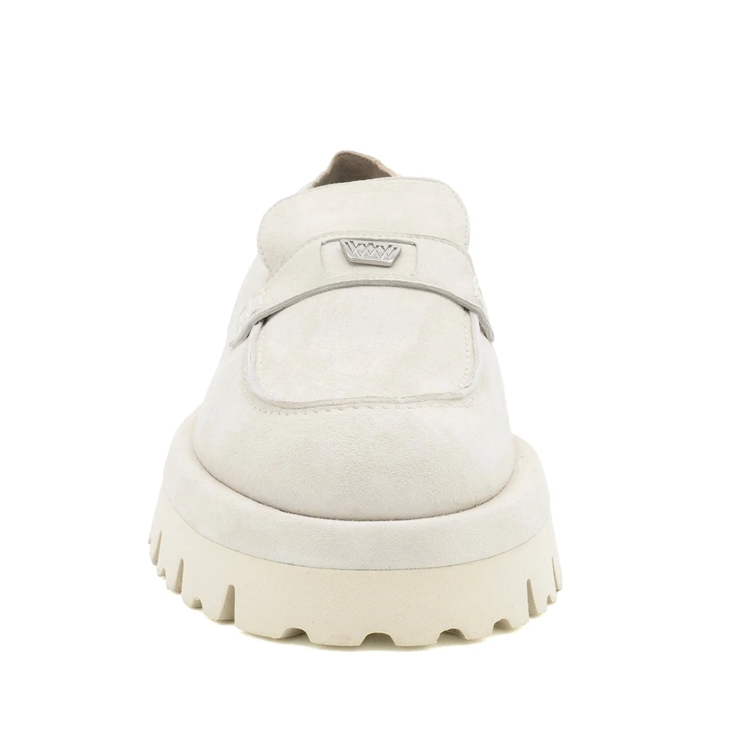 Francesca Loafer Ivory Cashmer