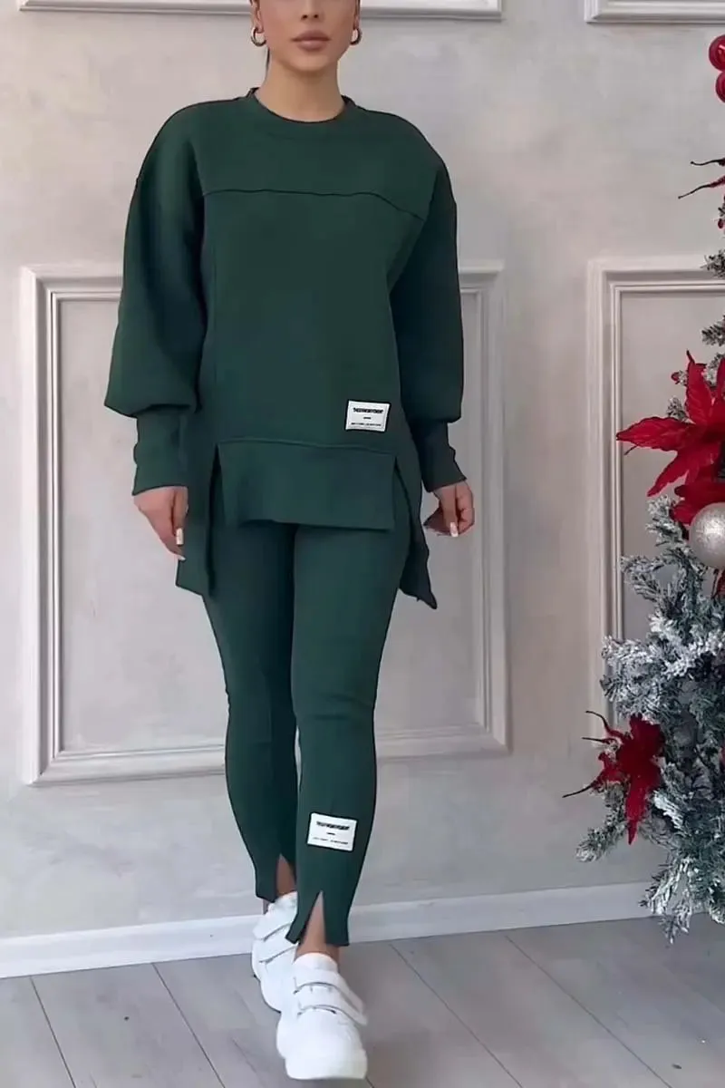 Hoodie Sweatshirt Two-piece Set