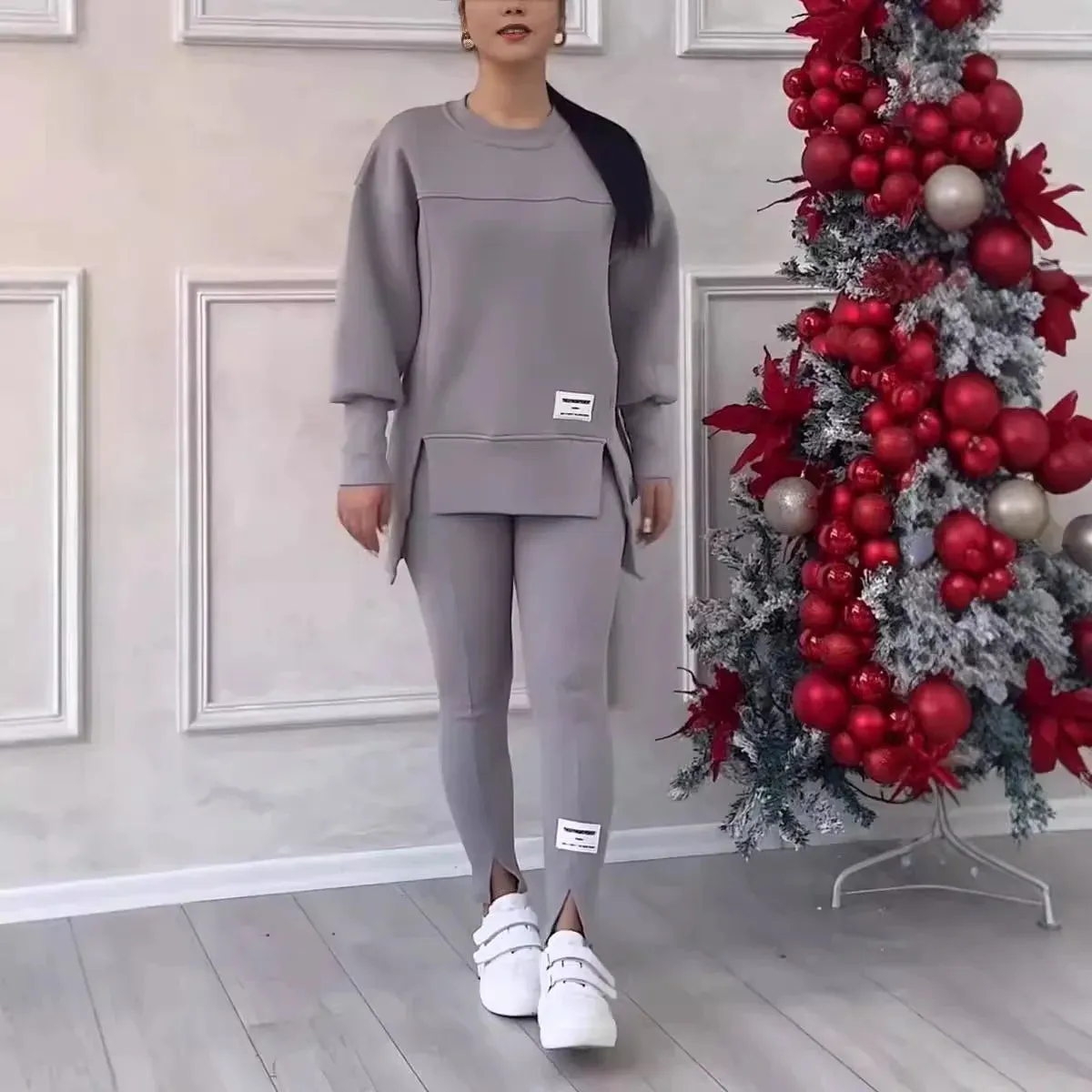 Hoodie Sweatshirt Two-piece Set