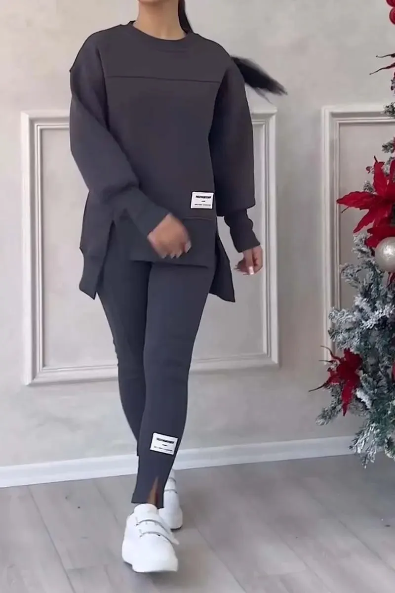 Hoodie Sweatshirt Two-piece Set