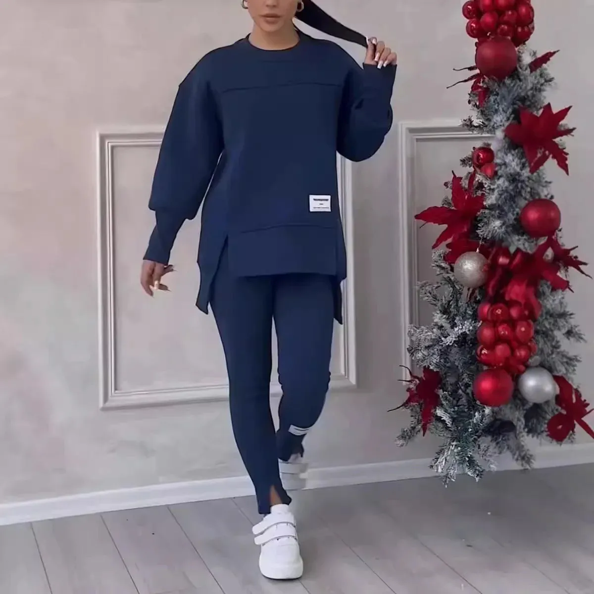 Hoodie Sweatshirt Two-piece Set