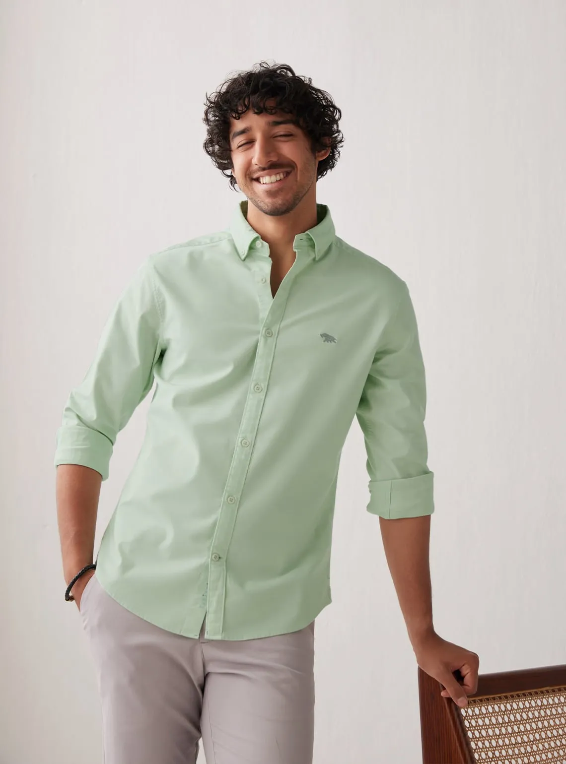 Lemon Grass Grey Mark Shirt