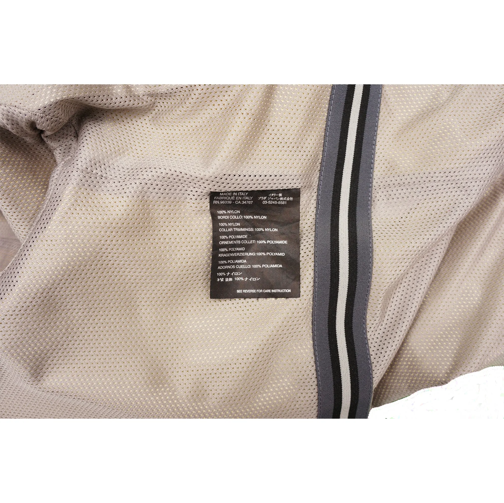 PRADA LIGHTWEIGHT ZIP UP JACKET