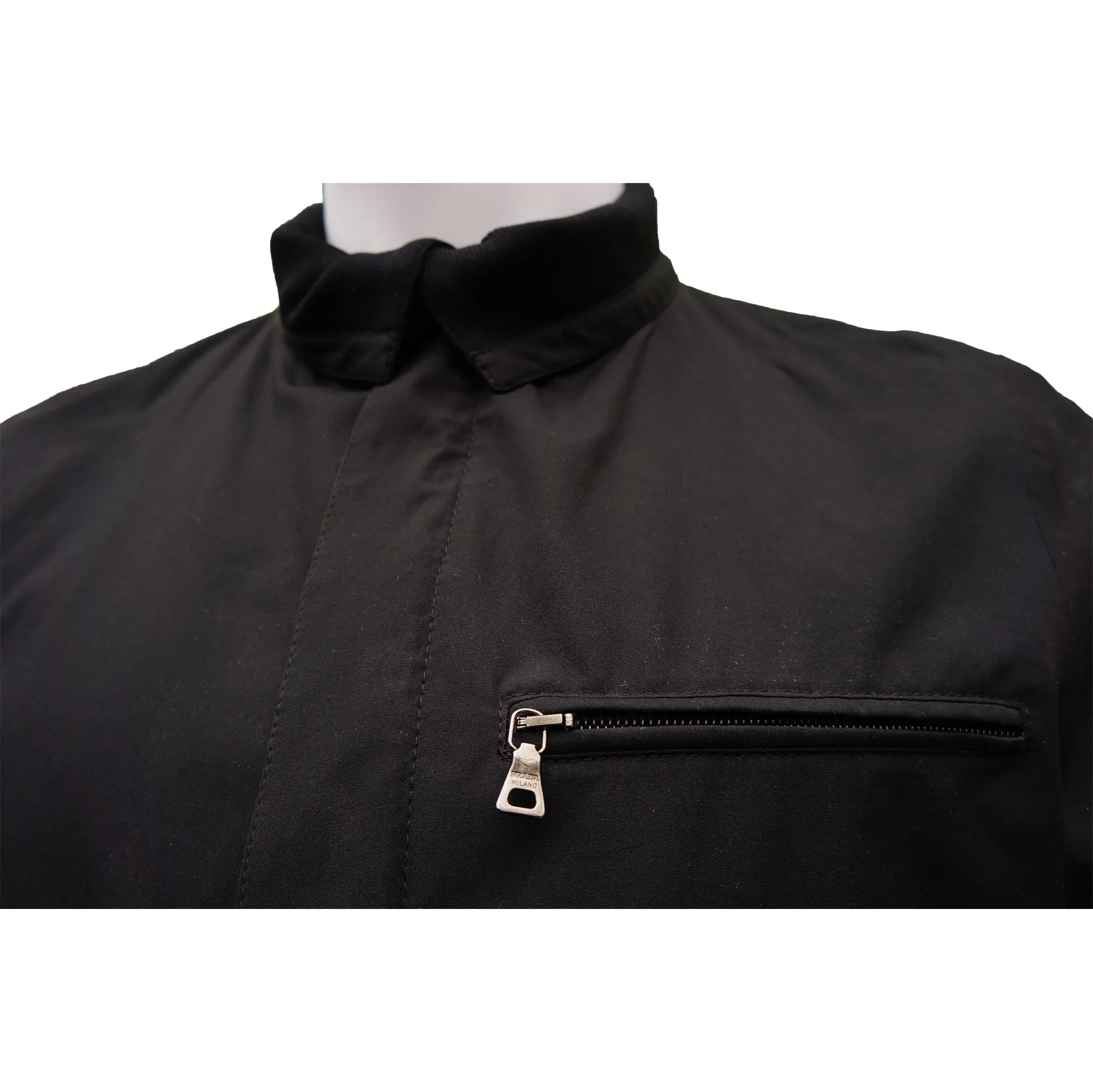 PRADA LIGHTWEIGHT ZIP UP JACKET