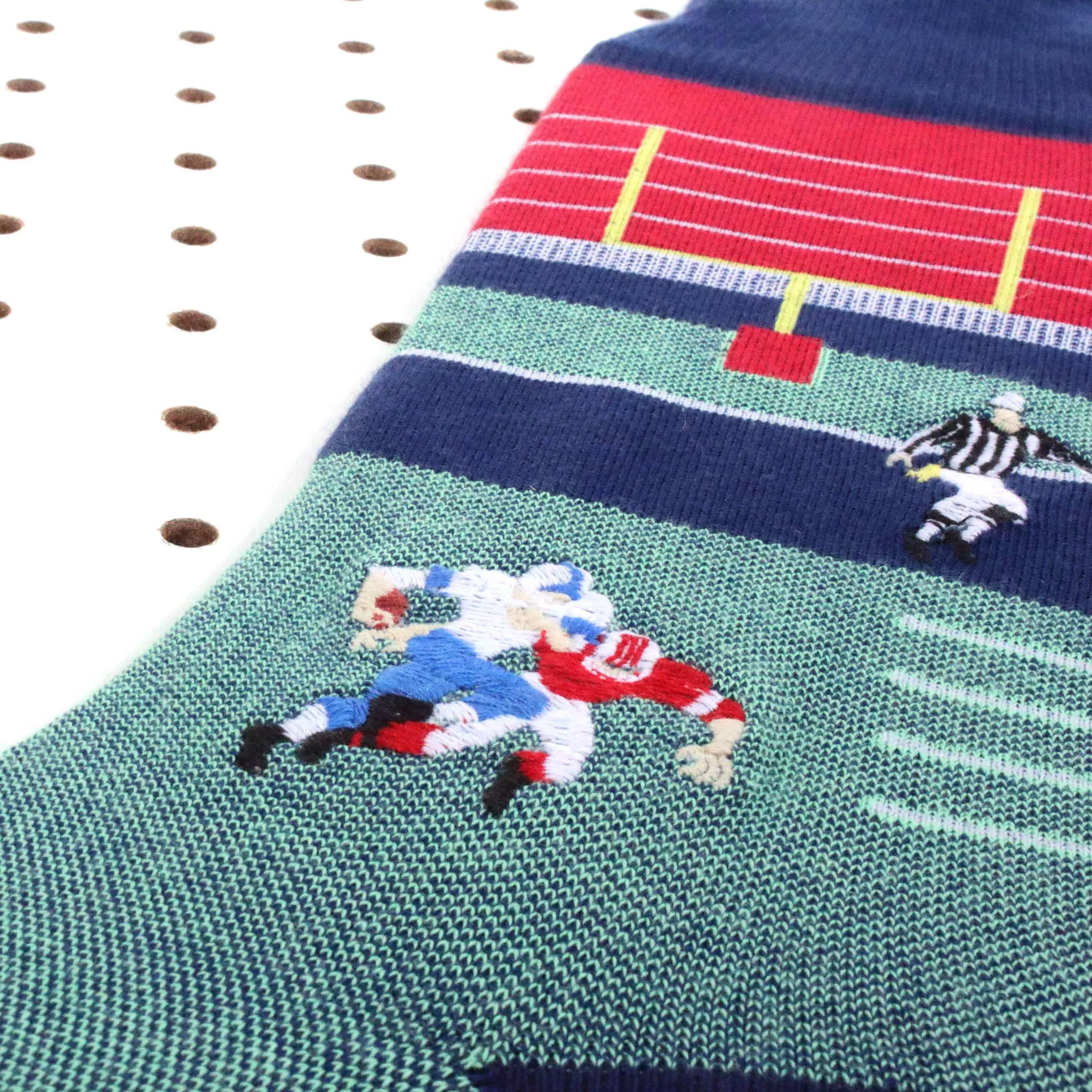 "Gridiron" - Football Themed Fine Men's Socks