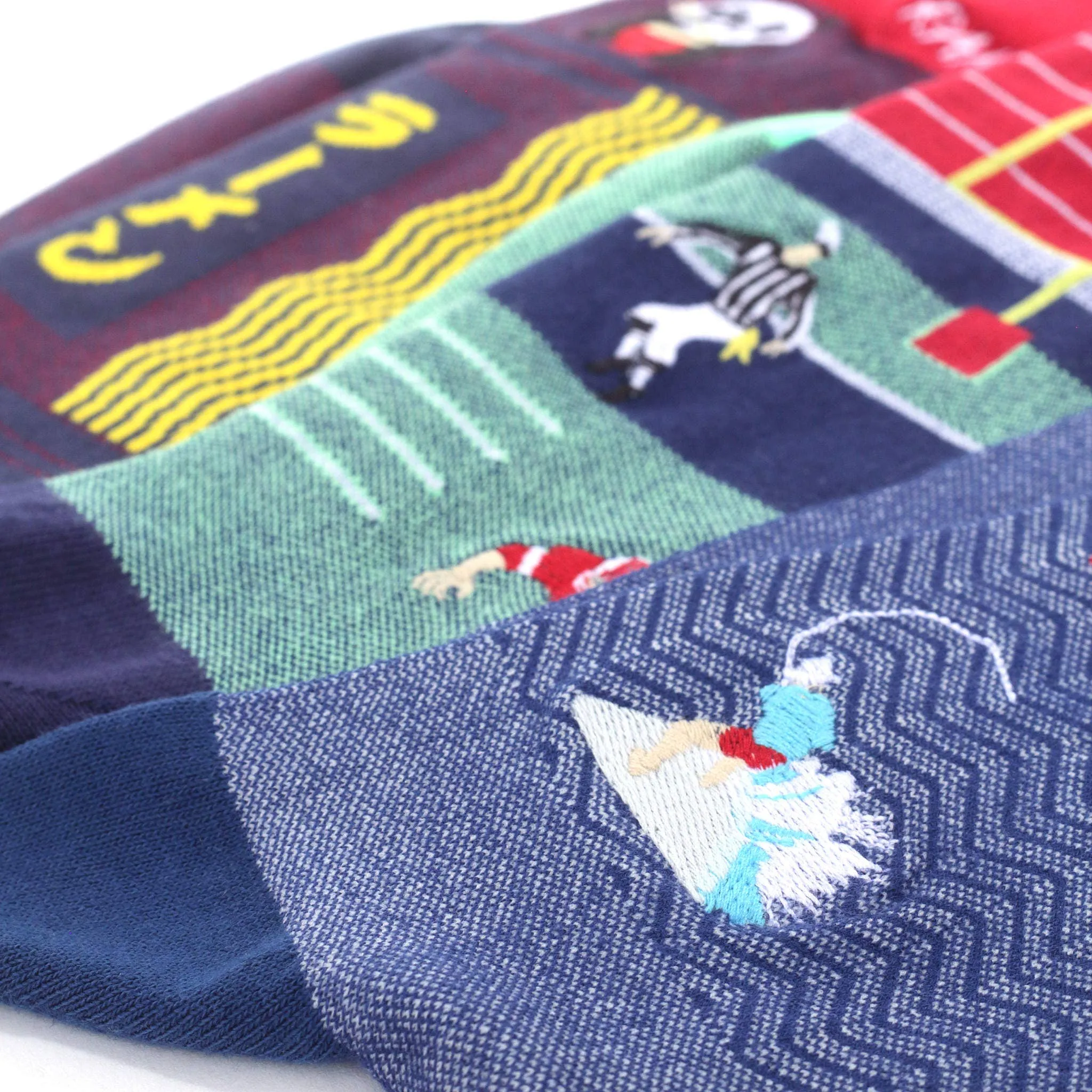 "Gridiron" - Football Themed Fine Men's Socks