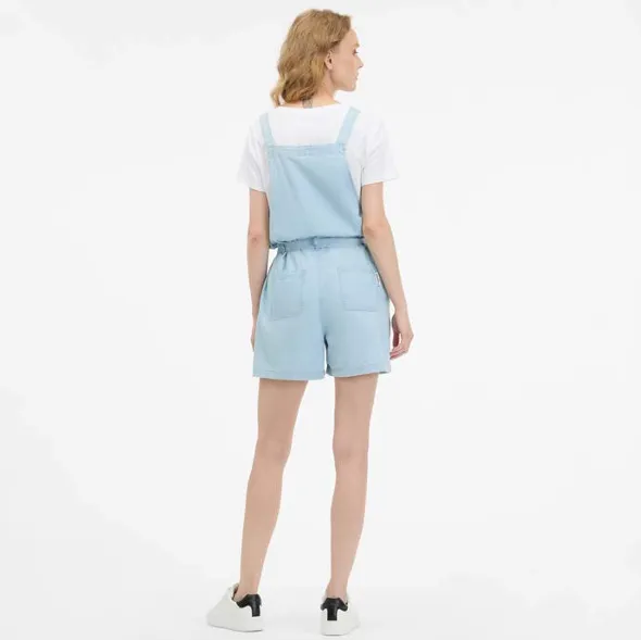 Ragwear zuleika denim shorts dark blue denim