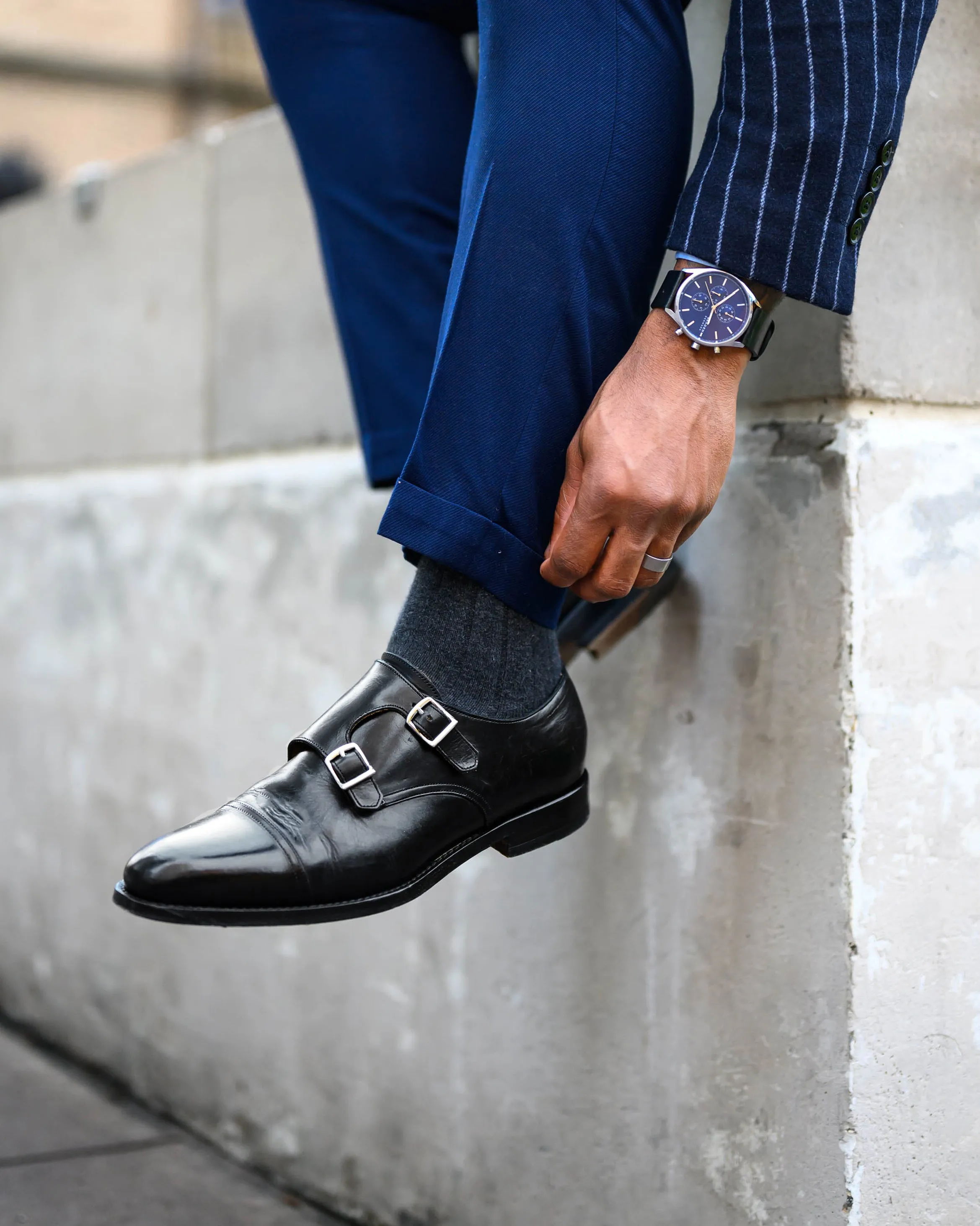 SG Hamilton Double Monkstrap V2 – Black