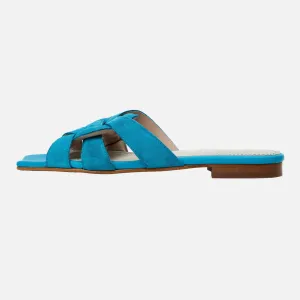SYLVIE flat sandal - Neptune