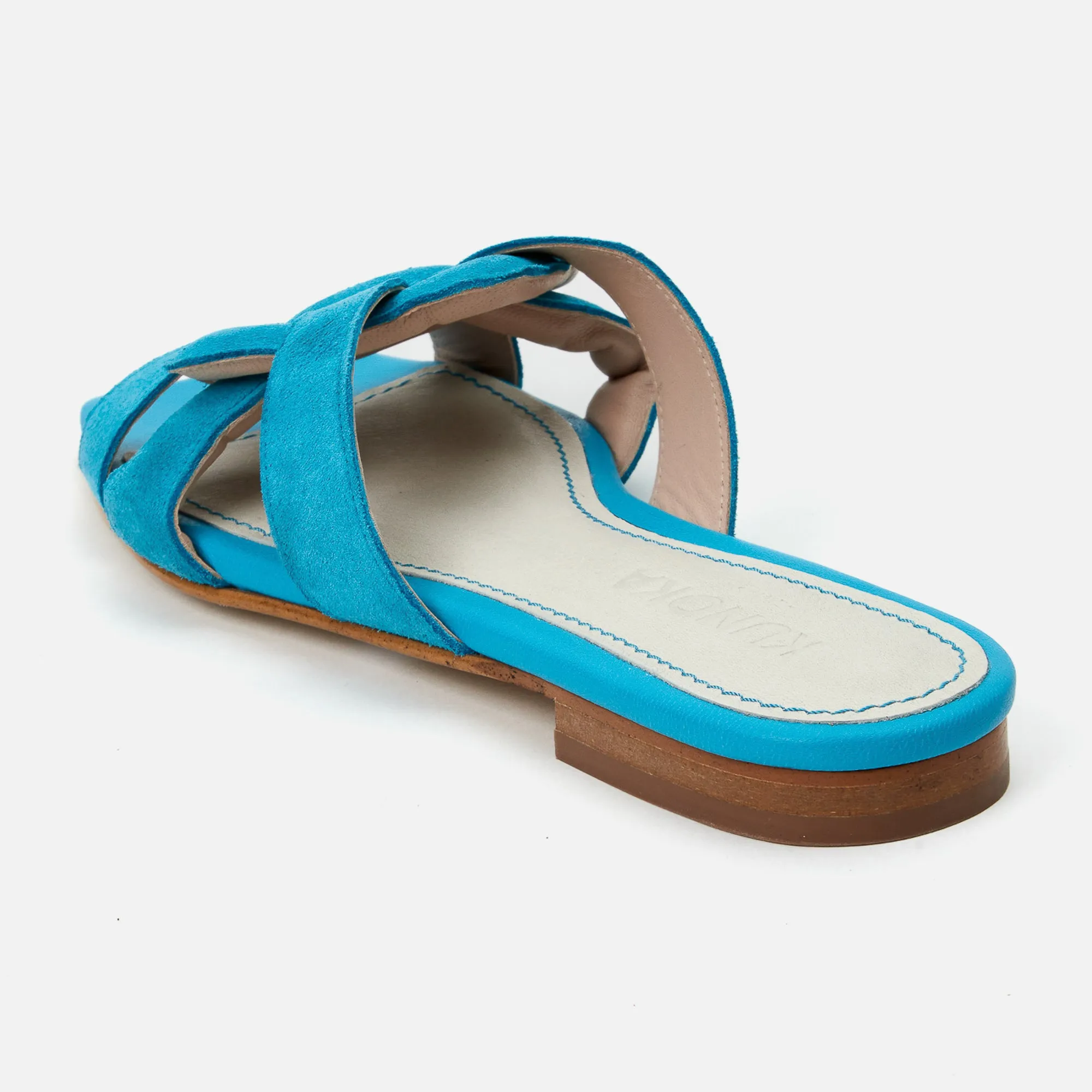 SYLVIE flat sandal - Neptune