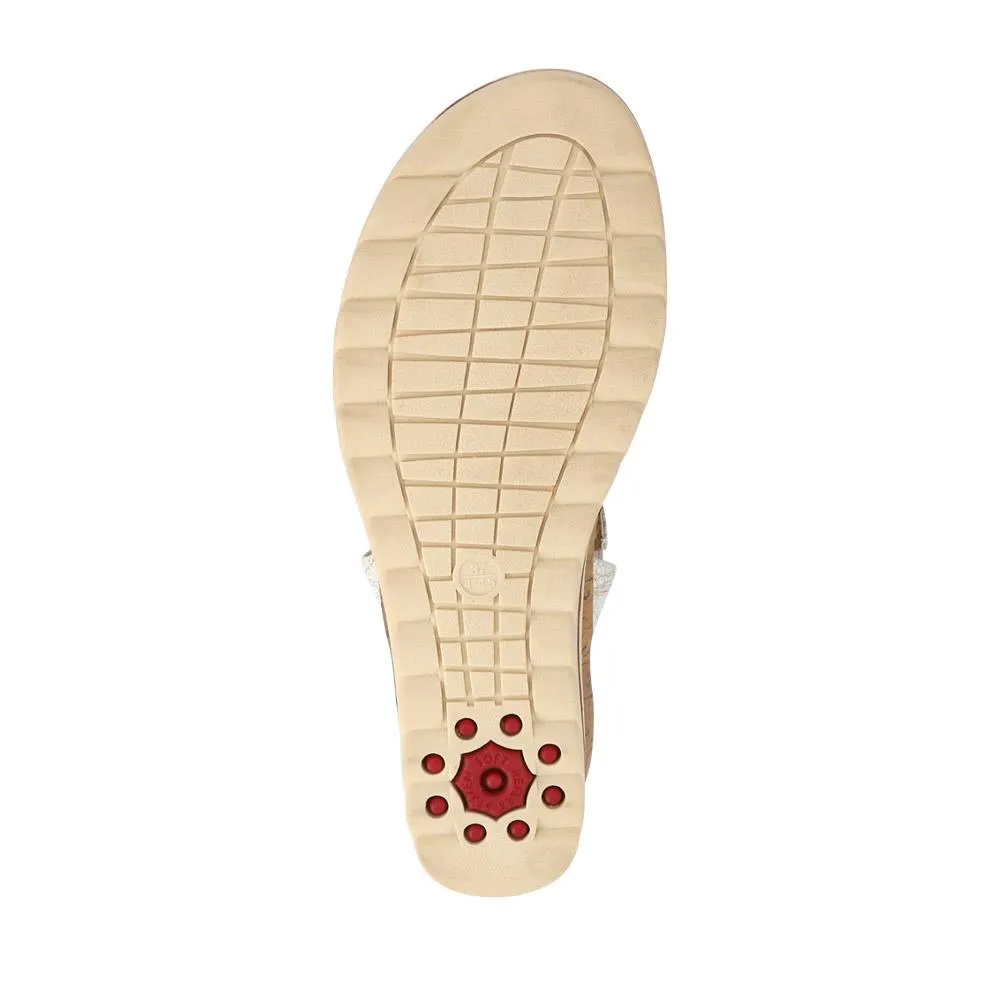 Tall Wedge-Heeled Touch-Fasten Sandals - RELIF41033 / 326 876