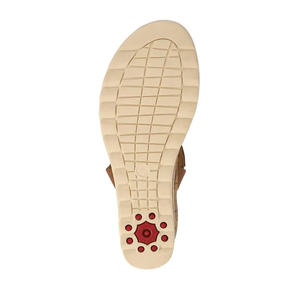 Tall Wedge-Heeled Touch-Fasten Sandals - RELIF41033 / 326 876