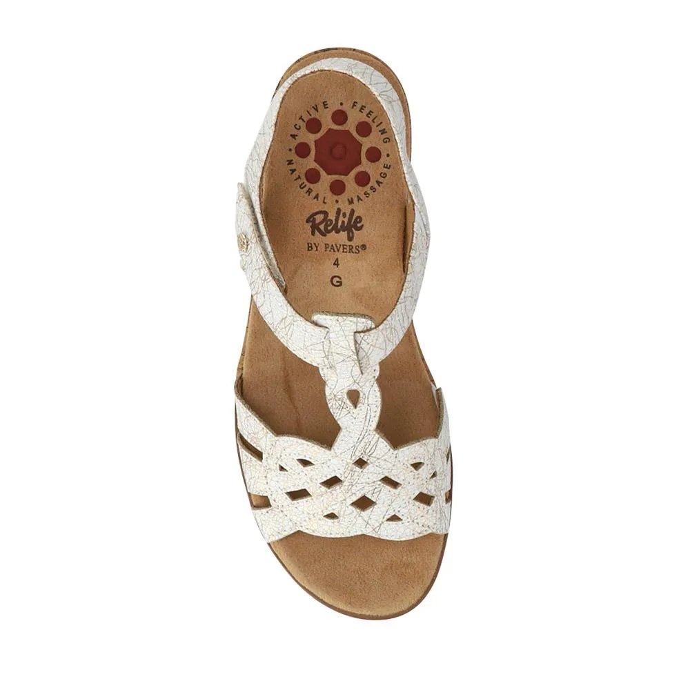 Tall Wedge-Heeled Touch-Fasten Sandals - RELIF41033 / 326 876
