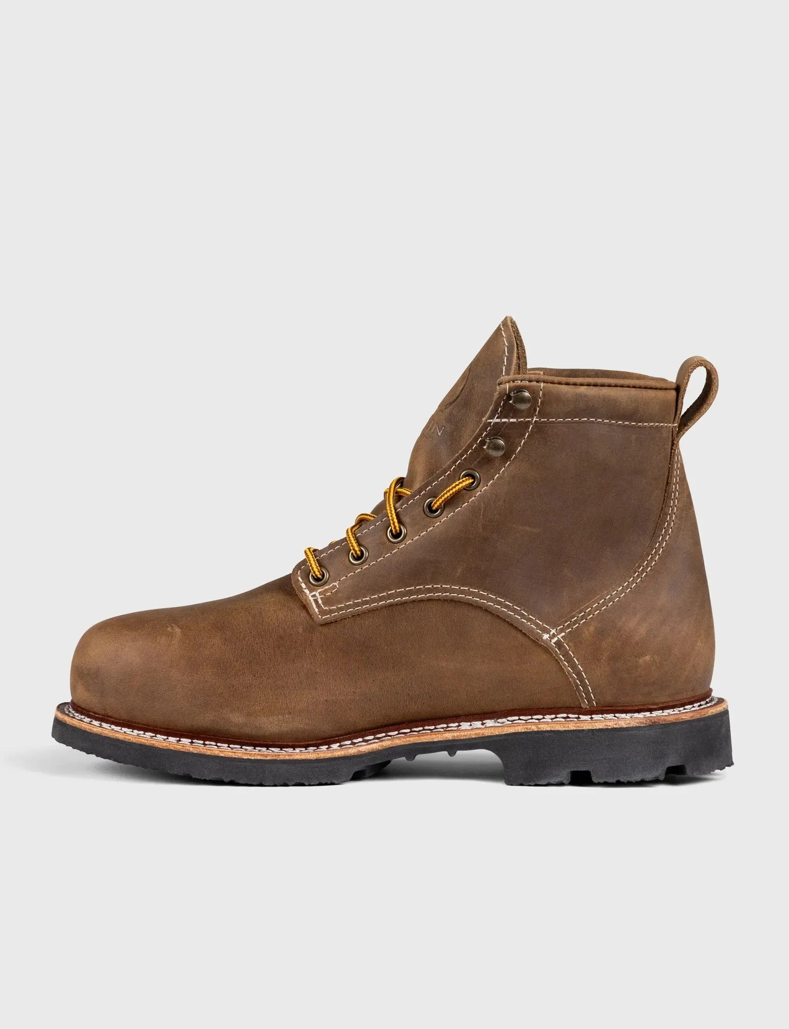 THE WILTON 6" STEEL TOE WORK BOOT - ALPHA - GRADED QUALITY