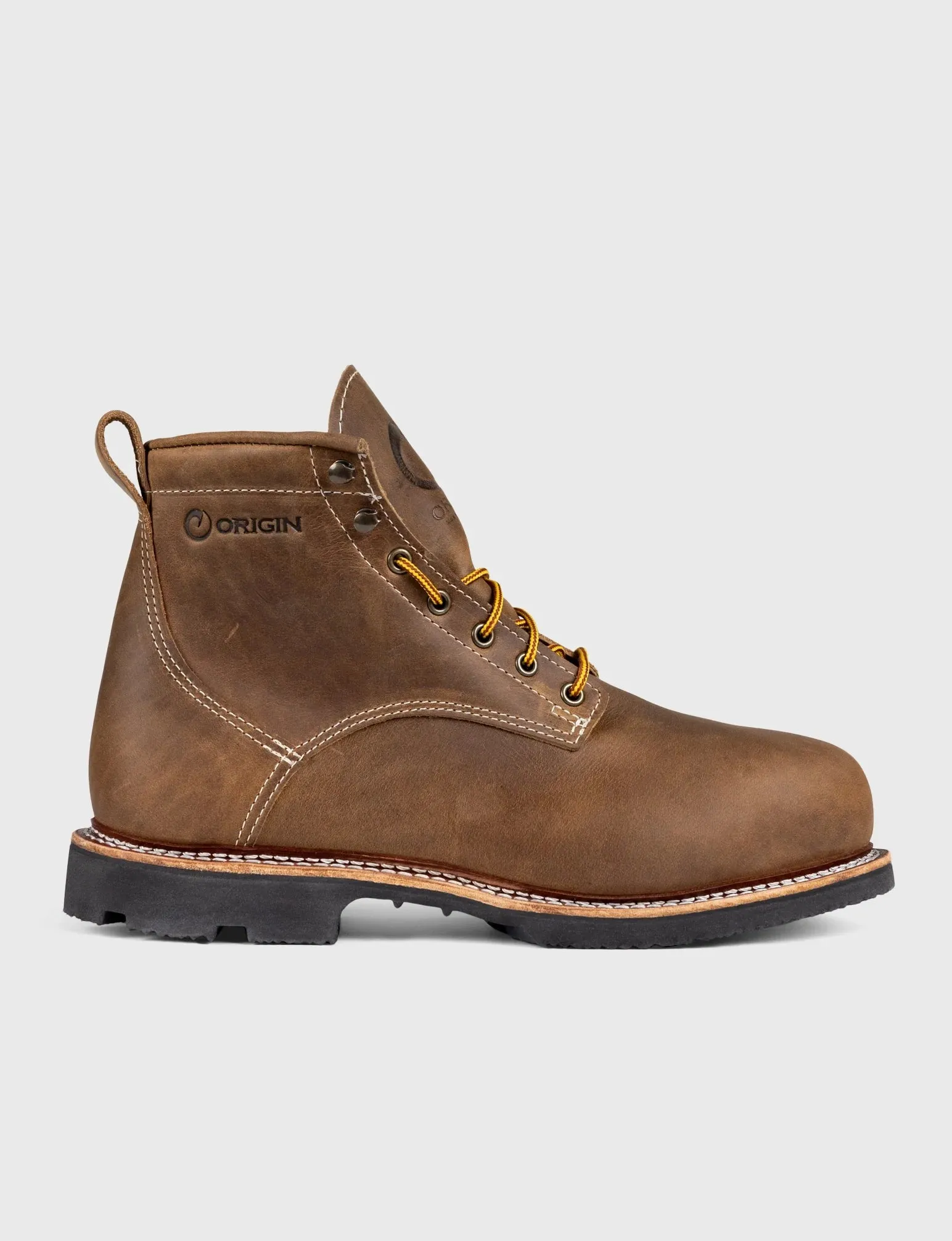 THE WILTON 6" STEEL TOE WORK BOOT - ALPHA - GRADED QUALITY