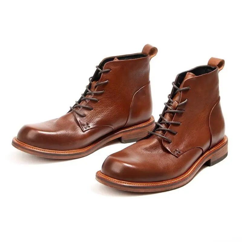 Veltique Dressy Lace-Up Boots